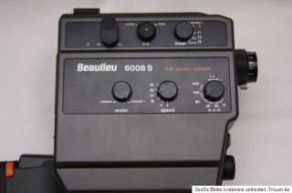 Beaulieu 6008 S Hall Sensor System Super 8   Kamera + reichlich
