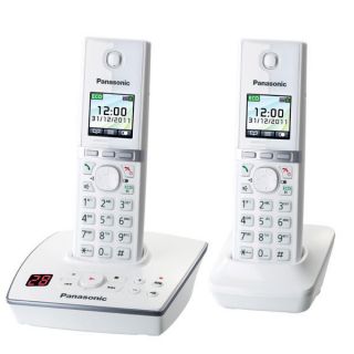 Panasonic KX TG 8562 GW weiss Schnurlose Telefone m. Anrufbeantworter