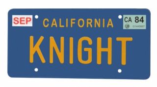 Supercar Knight Rider Michael Knight KITT Nummernschild License Plate