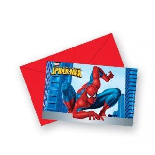 Spider Man Einladungskarten 6 Stk Küche & Haushalt