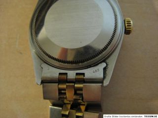 352) Hochwertige Original Rolex Datejust Stahl/Gold Automatik Herren