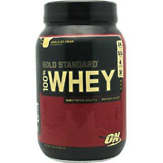 Optimum Nutrition 100 % Whey Gold Standard Protein Vanilla Ice Cream