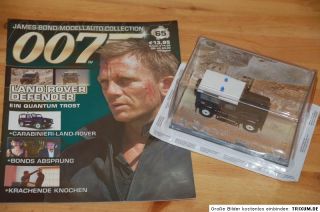 Nr.65 James Bond 007 Land Rover Defender 143 mit Heft