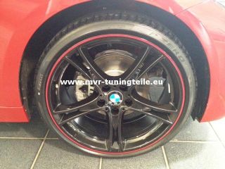 BMW 3er F30 20 Zoll Sommerräder Alufelgen schwarz/rot Radsatz neu
