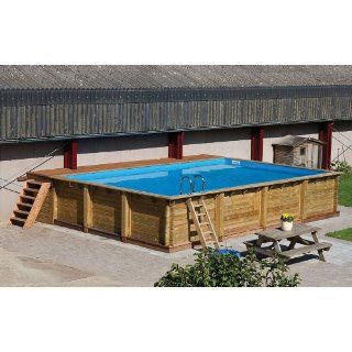 Venice Beach Pool aus Holz komplett Garten
