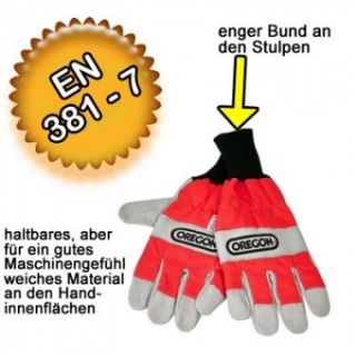 ® Schnittschutz Handschuhe EN 381 7 Gr. S XL PSA Forst Kettensägen