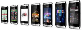 Nokia Asha 309 Smartphone 3 Zoll weiß Elektronik