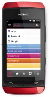 Nokia Asha 311 Smartphone 3 Zoll pink Elektronik