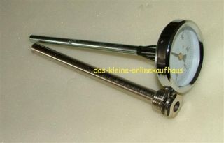 Kaminthermometer 0 500°C /150mm / incl.Tauchhülse (369#