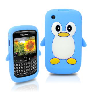 PENGUIN Soft Silicone Case for BlackBerry Curve 8520/9300 + Screen