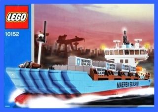 LEGO BAUANLEITUNG 10152 * Maersk Container Schiff * 372