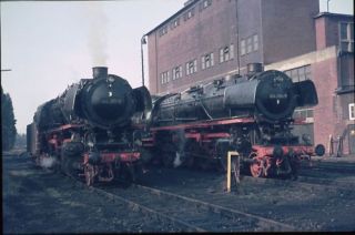 Diaduplikat Dampflok 044 381 AW Braunschweig 18.10.1972