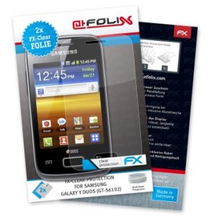 FX Clear für Samsung Galaxy Y Duos (GT S6102) Display Schutz