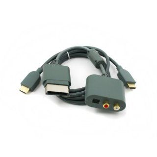 Lioncast Xbox360 HDMI Kabel mit Audio Adapter Games