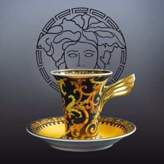 Versace Espressotasse Nr. 3 BAROCCO, 2 tlg.   (19300, 409606, 14720