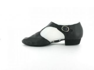 Capezio Griechische Sandale Leder Pedini 321 schwarz Tanzschuhe