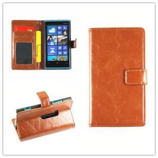 Nokia Lumia 920 Leder Tasche Hülle Etui Schutz Case Handy Cover