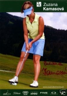 Zuzana Kamasova Golf Original Signiert +G 381