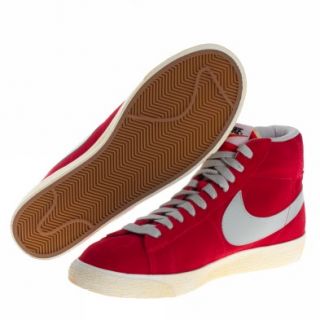 Nike Blazer Mid Prm Vntg Suede [41  us 8] Rot Grau Schuhe Herren Neu