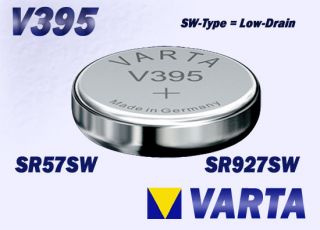 VARTA V395 Silberoxid Knopfzelle SR57SW SR927SW AG7