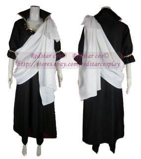 Zeref from Fairy Tail Anime Cosplay Costume   Custom made in Any size