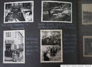 Weltkrieg / WK II KLASSE Fotoalbum Feldzug in Polen