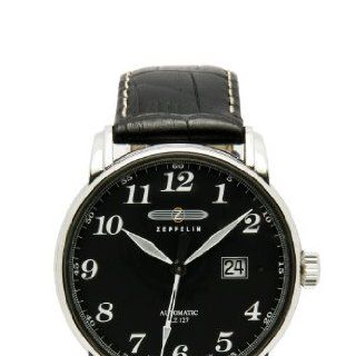 Zeppelin Watches Herren Armbanduhr XL Analog Automatik Leder 76562S