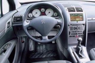 Lederlenkrad Lenkrad Peugeot 407 steering wheel