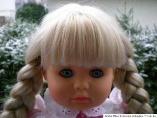 Zapf Puppe 50 cm blond aus 80 er Jahren Originalzustand Sammlerpuppe