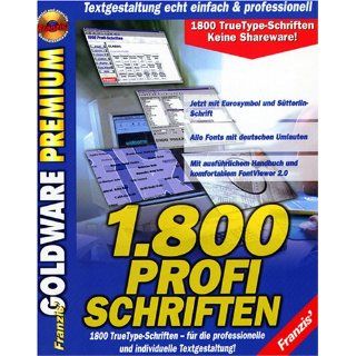1800 Profi Schriften Software