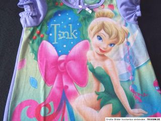 Disney~Fairies Tinkerbell~NEU~Nachthemd Mädchen Pyjama~2 3 J~Gr.92 98