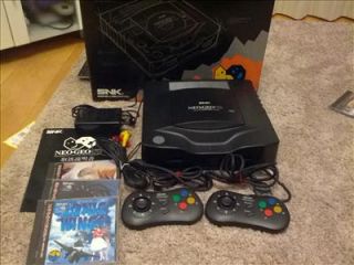 NEO GEO CD Console System Boxed CD T01 Import JAPAN.Good Condition