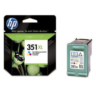 HP CB338EE Tintenpatrone Nr. 351XL mehrfarbig (580 Seiten) 
