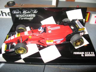 Ferrari 412 T2 G.Berger wie neu 143 Minichamps