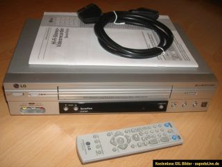 LG LV4787 VHS Videorecorder 6 Kopf Hi Fi Stereo VCR Videorekorder