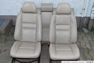 Sitze Sitzgarnitur Leder beige Volvo 960  2 Limousine