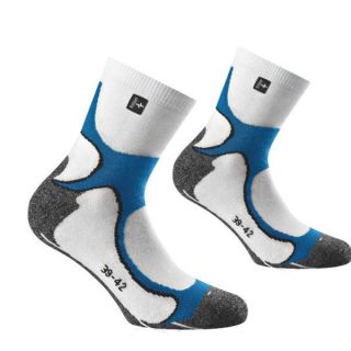 Rohner next Laufsocken running socks Doppelpack 2er Pack weiß blau