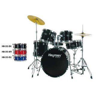 Hayman HM 350 BK Pro Series 20er Drum Set black