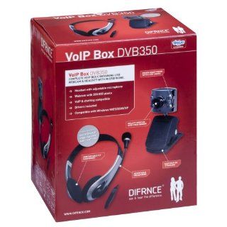 Difrnce DVB 350 VoIP Set bestehend aus Stereo Headset 