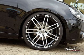 19 Alufelgen Felgen schwarz RS4 VW Golf 5 GTI R32