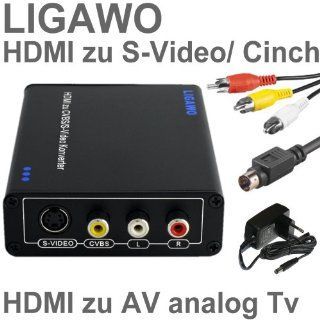 Ligawo ® HDMI zu Composite/ S Video AV Konverter
