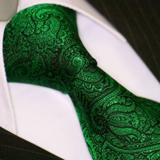de LUXE KRAWATTE SEIDE Slips Corbata Cravatta Cravate 423 grün