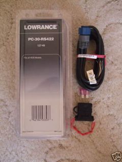 LOWRANCE PC 30   RS422 Power Cable   All HDS Models