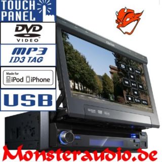 Clarion VZ409E DVD Autoradio  Bluetooth USB Radio ausfahrbarer