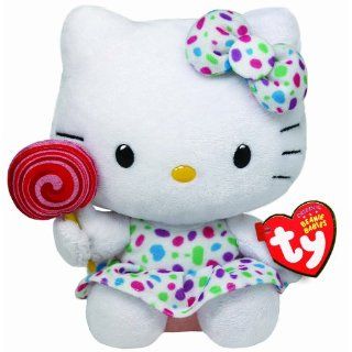 TY 7140961 Hello Kitty Baby Lollipop, Kleid und Schleife, 14 cm, bunt