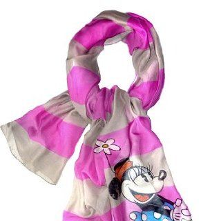Plomo o Plata Disney Minni Schal Cotton Seide pink grau PP800681