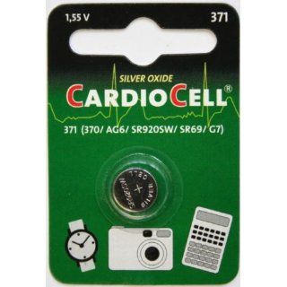 Cardio Cell Uhrenbatterie 371 1,55V 370 SR920SW SR69 