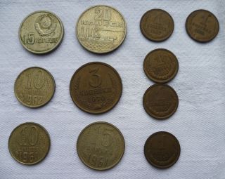 Münzsammlung Russland Sowjetunion Kopeken Koneek Konenkn Münzen, rar