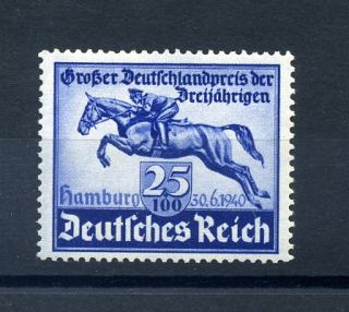 1940 3.Reich Dt. Derby blaues Band Hamburg tadellos ** Minr 746