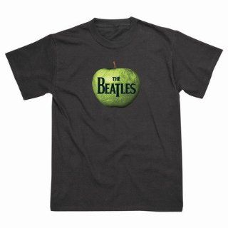 Spike Herren T Shirt The Beatles Apfel, schwarz